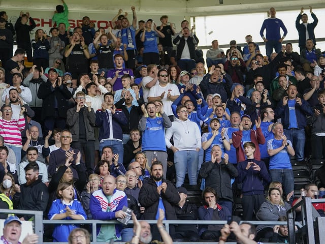 More than 3,000 fans made the trip to the Rams.