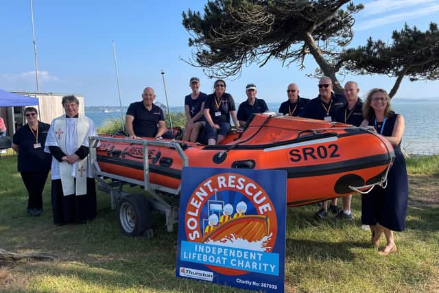The new lifeboat, 'Quantum Lepe' is unveiled