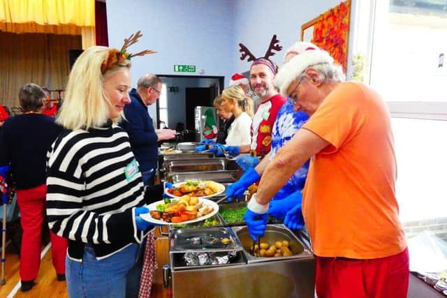 A festive lunch for elderly and vulnerable people in Fareham and Gosport