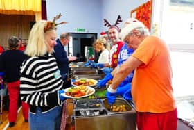 A festive lunch for elderly and vulnerable people in Fareham and Gosport