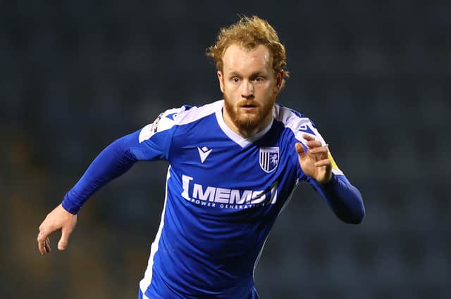 Pompey are poised to seal a deal for ex-Gillingham left-back Connor Ogilvie. Picture: James Chance/Getty Images