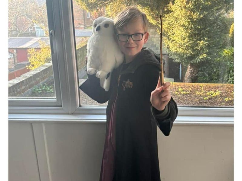 Expelliarmus - A lot of effort has gone into this fab Harry Potter costume.