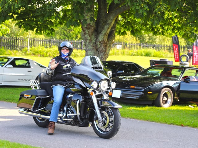 Motorbike at the Custom and American Show