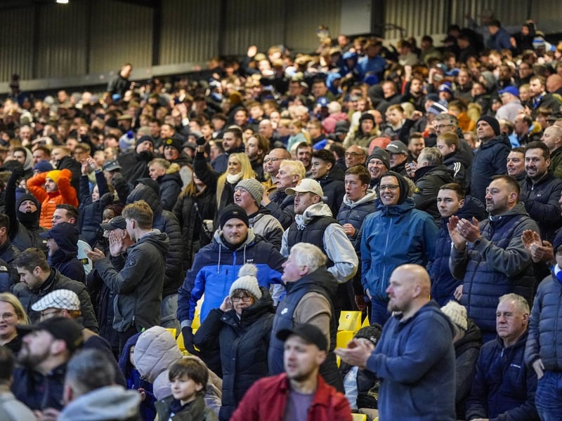 Around 1,800 Pompey fans were in raucous voice in the 1-0 victory at Port Vale.