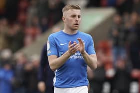 Joe Morrell returns for Pompey against Gillingham. Picture: Jason Brown/ProSportsImages