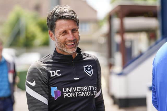 Pompey boss Danny Cowley is 'hopeful' more signings are on the way following the recruitment of Zak Swanson from Arsenal. Picture: Jason Brown/ProSportsImages