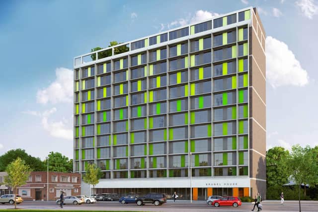 An artist's impression of Brunel House in The Hard, Portsmouth. Picture: MGI Havant and courtesy of Oliver West of Vales Southern Construction