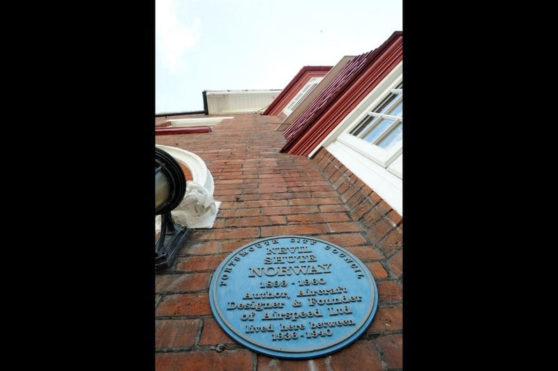 A plaque for aircraft designer and Royal Naval officer Nevil Shute Norway can be found outside his former home in Helena Road, Southsea.
Picture: Ian Hargreaves (141665-13)