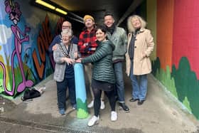 From left: (front) Mayor of Havant cllr Rosy Raines, Mayor Consort Graham Raines, Chris Reeves (Berk), Lucy Lawrence, Mark Jones (Fark) and cllr Lulu Bowerman