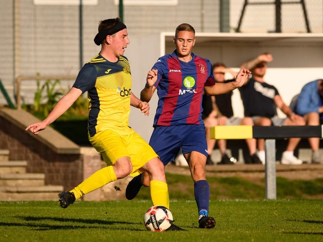 Moneyfields' Tom Cain and Dan Sibley of USP. Picture: Keith Woodland