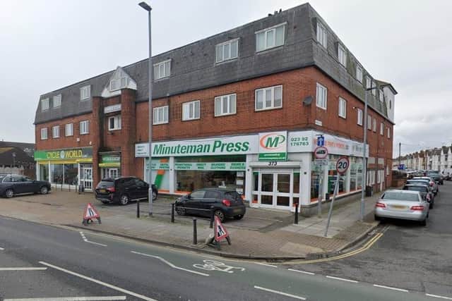 The Minuteman Press store in London Road, Hilsea, which is set to be turned into a Kwikimart Picture: Google