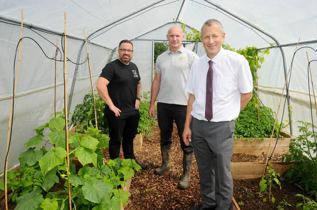 Park Community School headteacher, Chris Anders (front), has described the grant as a 'lifeline' in ensuring the local community doesn't go hungry during the coronavirus pandemic.

Picture: Sarah Standing