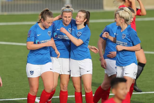 Pompey Women have 12 Southern Division games left to play in 2020/21. Picture by Dave Haines.