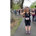 Clare Kelly has completed the London Marathon after trying to enter for the past 19 years and she has raised £1,100 for Little Troopers charity.