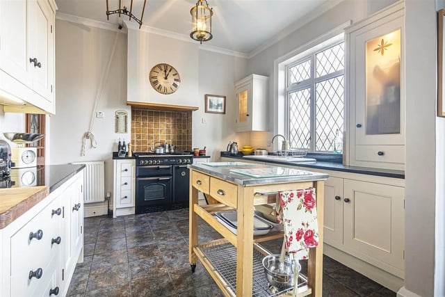 The kitchen was supplied by David Martin and features granite worktops, fitted 'in frame' cupboards, a Rangemaster cooker and an integrated dishwasher.