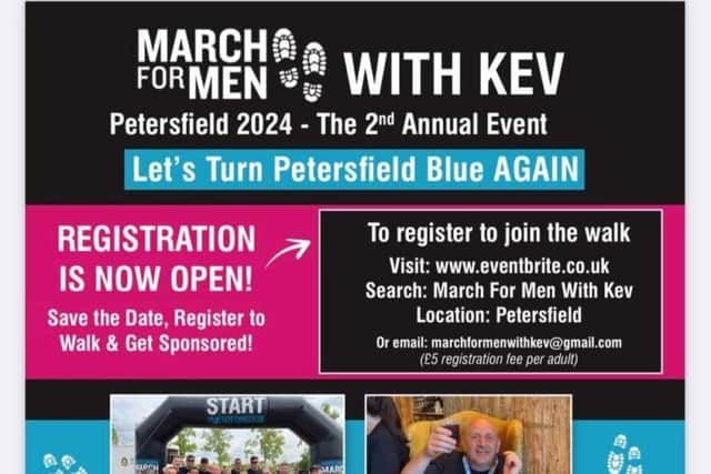 March for Men with Kev, 15th September, Petersfield 2024, The 2nd Annual Event