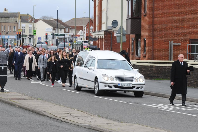 The funeral of Levi Kent took place on Thursday, December 21, 2023 at St John's Church in Forton Road, Gosport. 

Picture: Sarah Standing