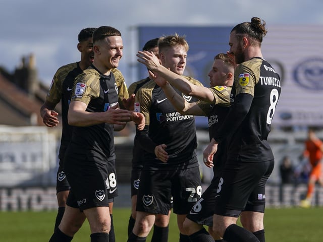 Pompey's play-off chances predicted.