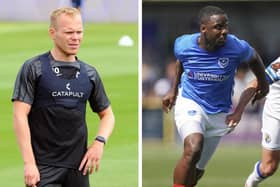 Anthony Scully, left, and Christian Saydee picked up injury worries in Pompey's pre-season opener in Spain.