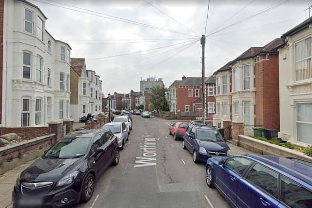 The burglary took place on Worthing Road, Southsea, Portsmouth. Picture: Google Street View.