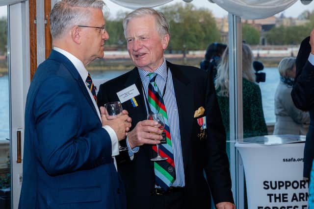 Royal Navy Veterans from Hampshire attend SSAFA event at the House of Lords.