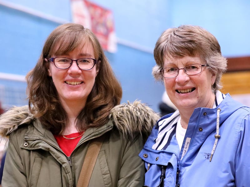 Joanne Averre and her mother Kate Averre. Fareham Indoor Christmas market, Fareham Leisure Centre.
Picture: Chris Moorhouse