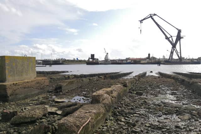 Volunteers are needed for a non-intrusive archaeological survey of the D-Day landing craft repair slipways on Horsea Island. Picture: Coastal and Intertidal Zone Archaeological Network (CITiZAN).
