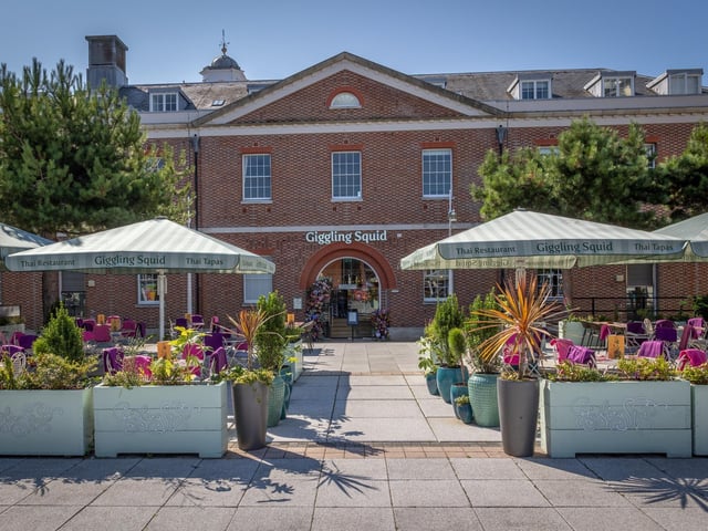 Giggling Squid will be officially opening the doors of its brand new venue in Gunwharf Quays on July 30. The former Loch Fyne site has been transformed into a botanical paradise with exceptional decor. Picture: Giggling Squid