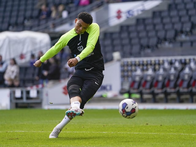 Sections of the supporters wanted to see him brought on against MK Dons in the remaining minutes to find a goal for Pompey, with Mousinho opting to use Pigott off the bench.