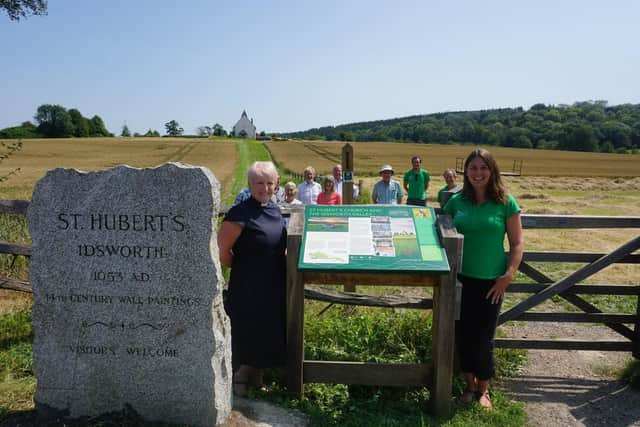 Celebrating the new additions at St Hubert's in Hampshire. Picture: Jeff Travis/South Downs National Park Authority