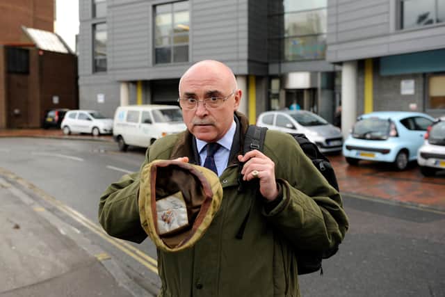 Mark Noble after leaving Portsmouth Crown Court on Wednesday, November 25, 2015 after being convicted for assaulting his wife. He died in 2020 after falling down the stairs of his Portsmouth home and breaking his neck, an inquest heard this week.
Picture: (151125-1552)