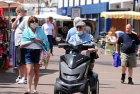 Gosport Market reopened in the High Street on Tuesday, June 2. Picture: Sarah Standing (020620-3752)