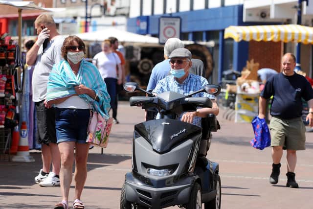 Gosport Market reopened in the High Street on Tuesday, June 2.
Picture: Sarah Standing (020620-3752)