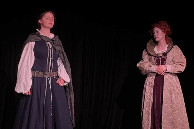 Poppy Lowles and April Singley in Impasse, directed by Steve Blackham