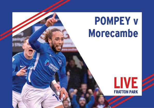 Pompey play host to Morecambe today in League One
