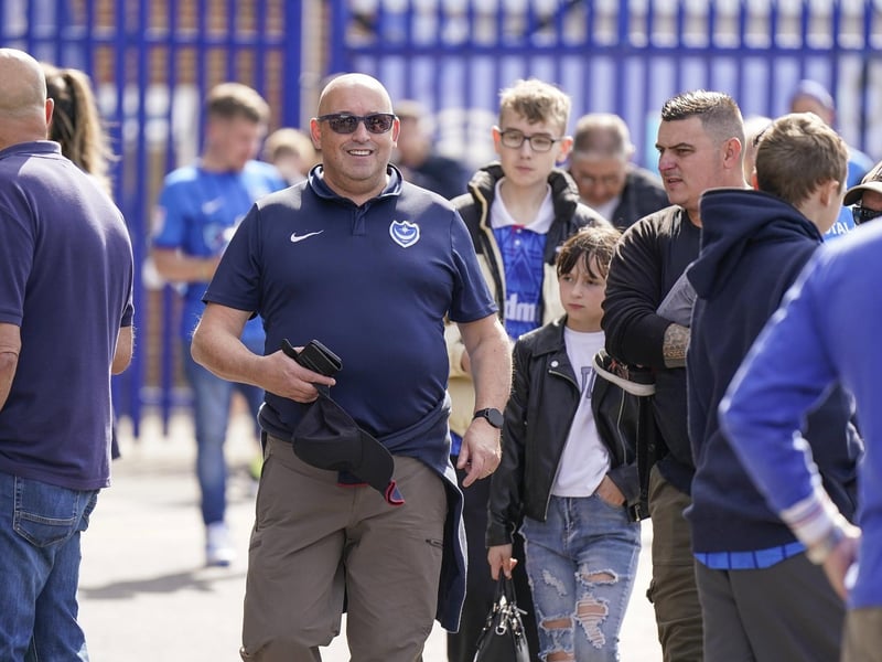 There were plenty of smiles before kick-off - but not too many afterwards, though!