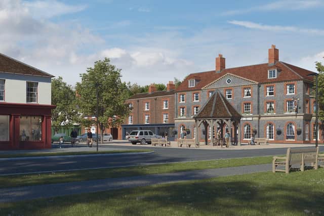 A CGI illustration of the proposed Welborne garden village Picture: Buckland