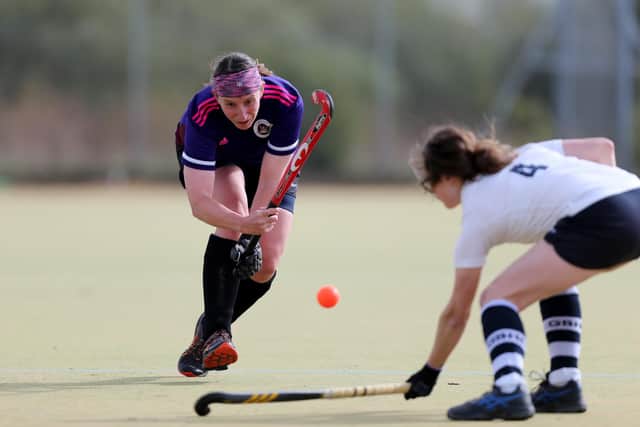 Miranda Cooper couldn't prevent Portsmouth 3rds losing their South Central League derby to US Portsmouth 1sts 2-0.
Picture: Chris Moorhouse