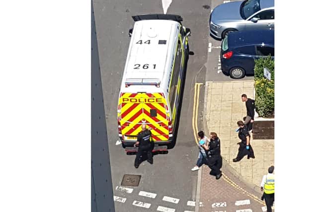 Police and fire crews were called to a fire at the Southsea Ibis Hotel on June 24