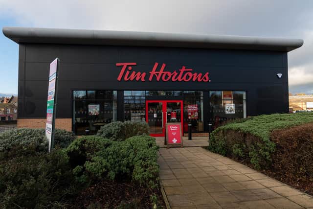 Tim Hortons can be found across the country, including this branch in Burnley, and will soon be opening in Hampshire too. Photo: Kelvin Stuttard
