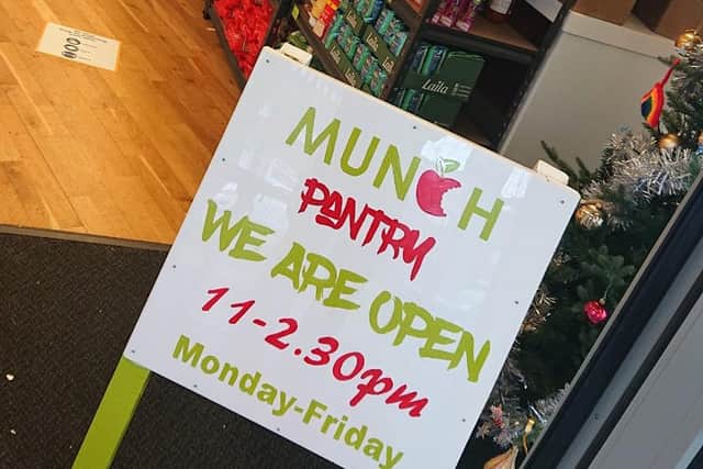 The Munch community food pantry at Park Community School, Havant. 
Picture: Florence Fearon