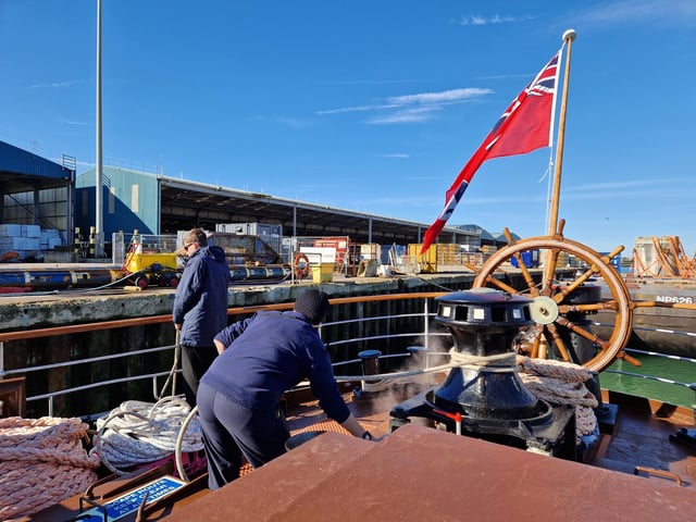 The paddle steamer Waverley sets sail from Shoreham, bound for the Isle of Wight, on September 13, 2024