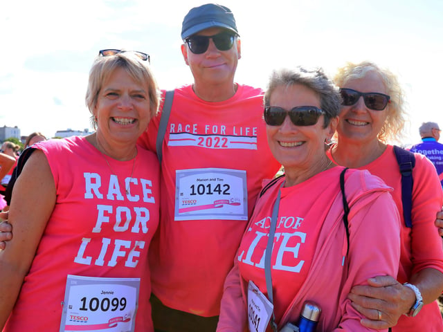 From left, Jennie Baker, Tim and Mariuon Wilymaa (corr), and Sandy Meyers. Picture: Chris Moorhouse (jpns 030722-07)