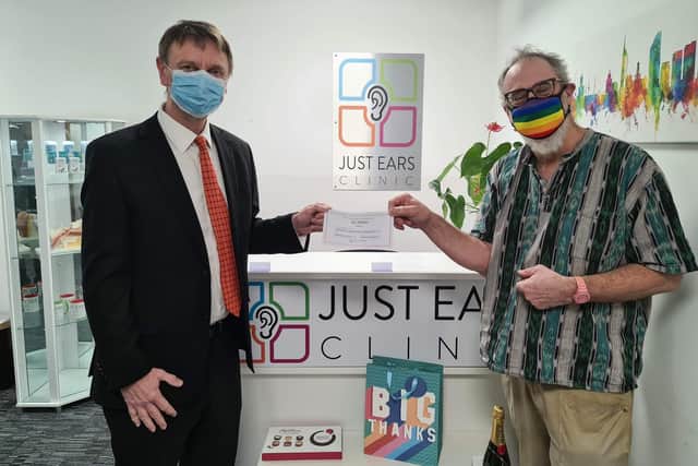 Philp Housden and Jeff Lane at Just Ears in Portsmouth 