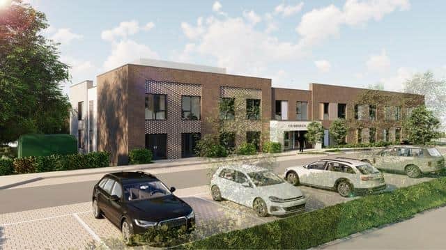A CGI of how the extra care centre planned for the site of Edinburgh House in Cosham Portsmouth could look