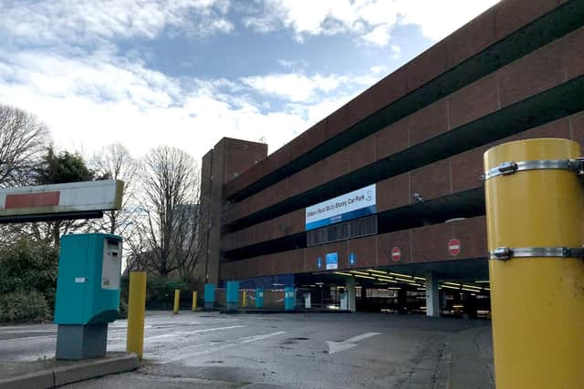 The multi-storey car park in Osborn Road, Fareham