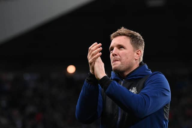 Newcastle boss Eddie Howe is ready to let reported Pompey target Matthew Bondswell leave Newcastle on loan. (Photo by Stu Forster/Getty Images)