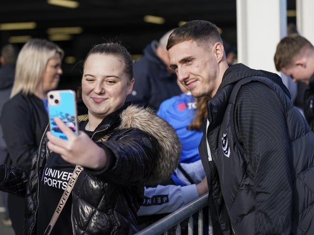 Gavin Whyte was proving popular before kick off