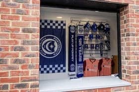 Pompey have installed a new retail kiosk for fans in the south-east corner of the ground
