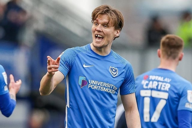 The popular game is also predicting that Sean Raggett will sign a new deal at Fratton Park, and will remain at the heart of Danny Cowley's defence.   Picture: Nigel Keene